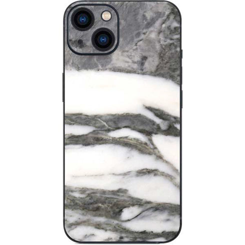 Grey Marbling iPhone 15 Skin
