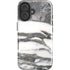 Grey Marbling iPhone 16 Impact Case