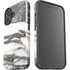 Grey Marbling iPhone 16 Impact Case