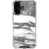 Grey Marbling iPhone 16 Plus Clear Case