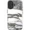Grey Marbling iPhone 16 Plus Impact Case