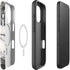 Grey Marbling iPhone 16 Plus Magsafe Impact Case