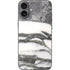 Grey Marbling iPhone 16 Plus Skin