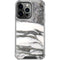 Grey Marbling iPhone 16 Pro Clear Case