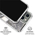Grey Marbling iPhone 16 Pro Clear Case