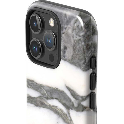 Grey Marbling iPhone 16 Pro Max Impact Case