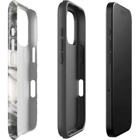 Grey Marbling iPhone 16 Pro Max Impact Case
