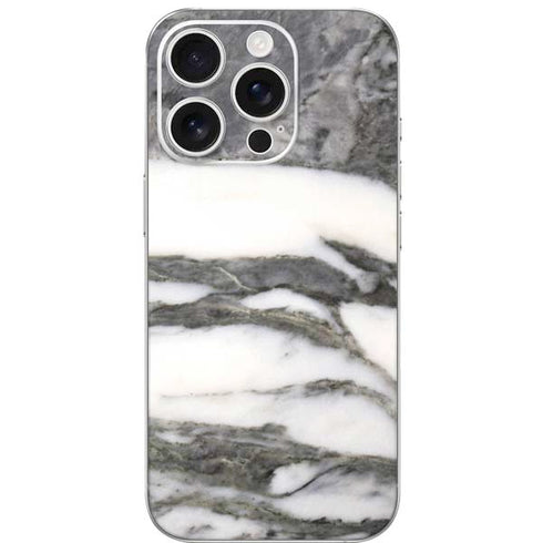 Grey Marbling iPhone 16 Pro Skin