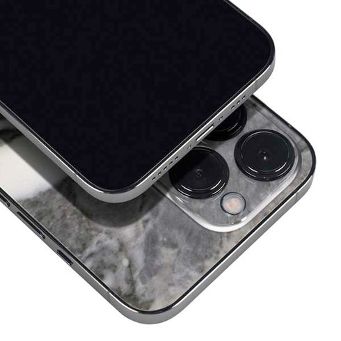 Grey Marbling iPhone 16 Pro Skin