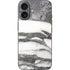 Grey Marbling iPhone 16 Skin