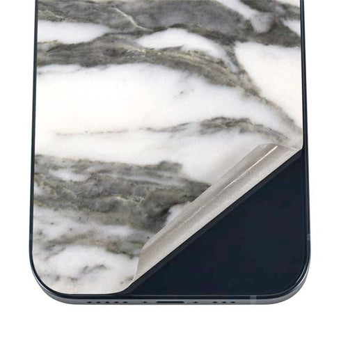 Grey Marbling iPhone 16 Skin