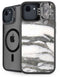 Grey Marbling iPhone 16e Kickstand Case