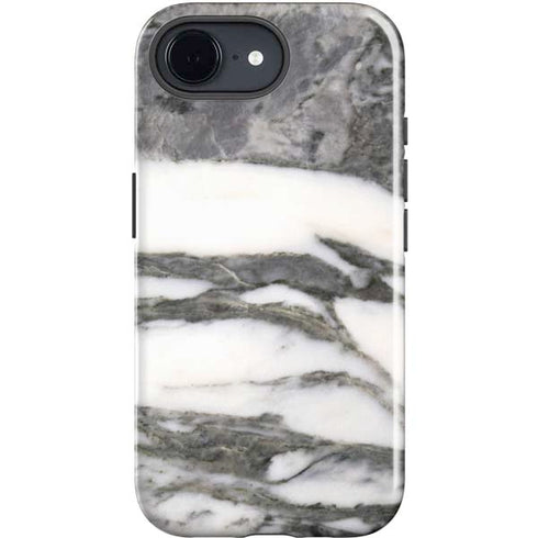 Grey Marbling iPhone 16e Impact Case