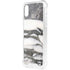 Grey Marbling iPhone XS Clear Case
