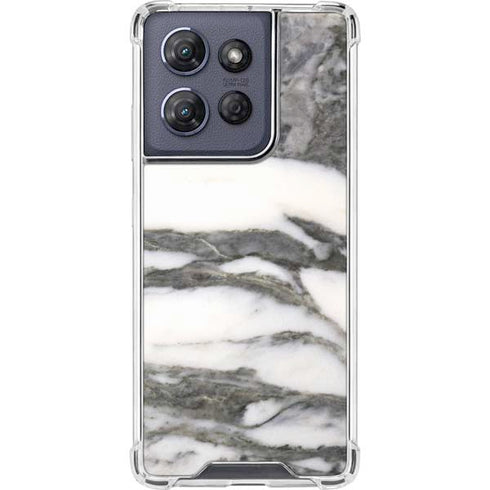 Grey Marbling Moto G Play 5G (2025) Clear Case
