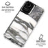 Grey Marbling Moto G Power 5G (2024) Clear Case