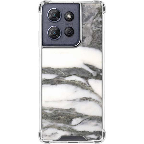 Grey Marbling Moto G Stylus 5G (2025) Clear Case