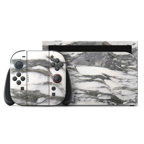 Grey Marbling Nintendo Skins