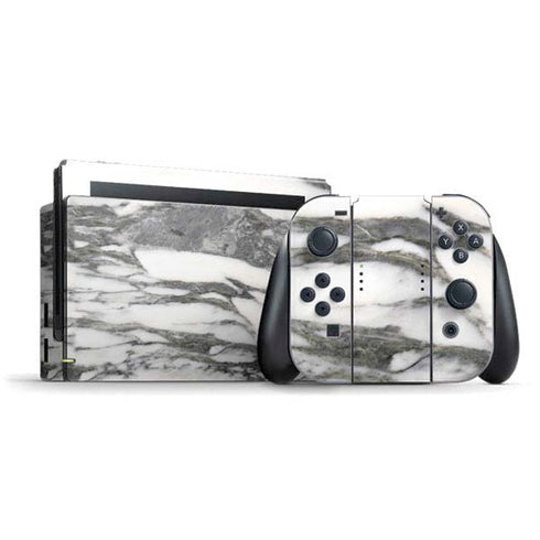Grey Marbling Nintendo Skins