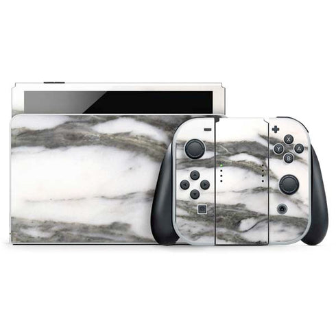 Grey Marbling Nintendo Skins