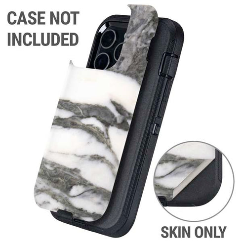 Grey Marbling Otterbox Defender iPhone Skin
