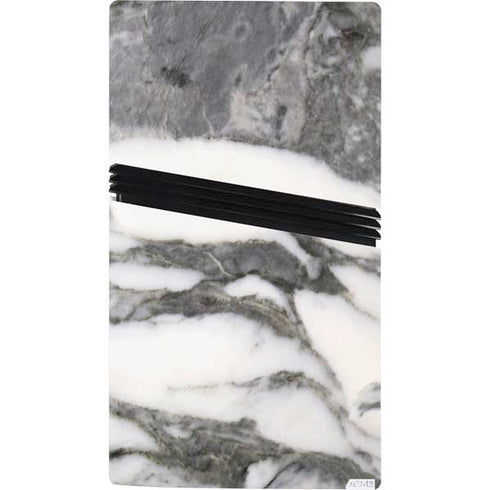 Grey Marbling PS5 Pro Console Skin