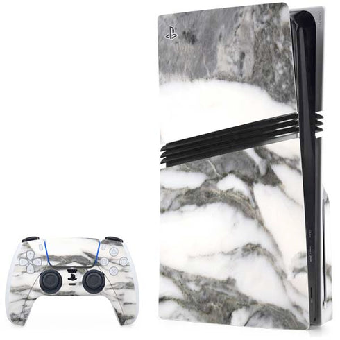 Grey Marbling PlayStation PS5 Skins
