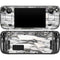 Grey Marbling Steam Deck Handheld Gaming Computer OLED Skin