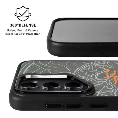 Grey Serenity Galaxy S25 Kickstand Case
