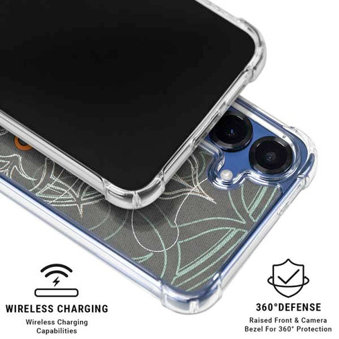 Grey Serenity Galaxy S25 Plus Clear Case