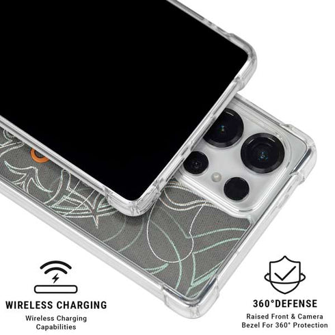 Grey Serenity Galaxy S25 Ultra Clear Case