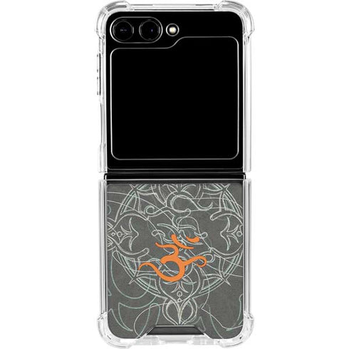 Grey Serenity Galaxy Z Flip6 Clear Case