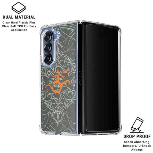 Grey Serenity Galaxy Z Fold6 Clear Case