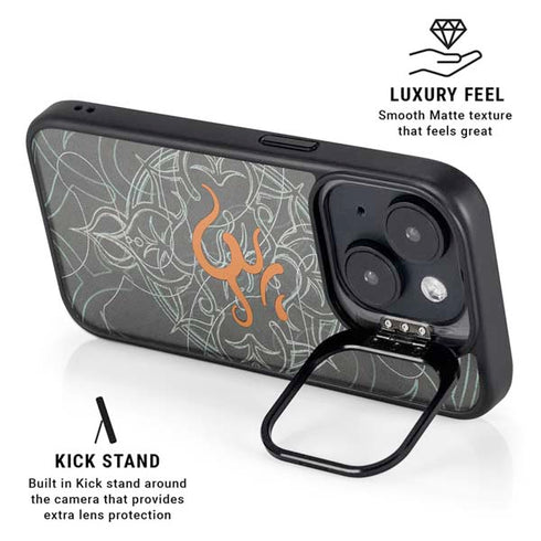 Grey Serenity iPhone 14 Plus Kickstand Case