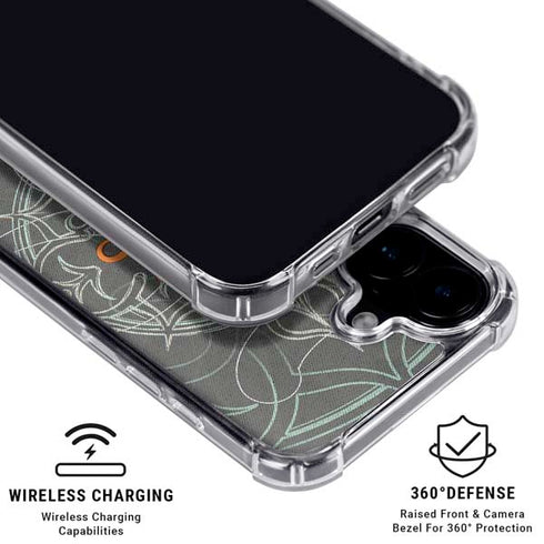 Grey Serenity iPhone 16 Clear Case