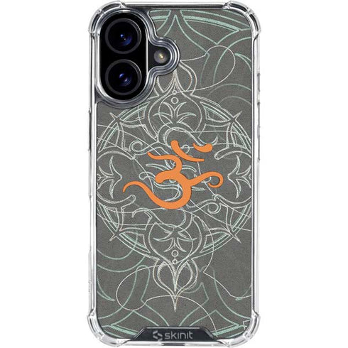Grey Serenity iPhone 16 Plus Clear Case