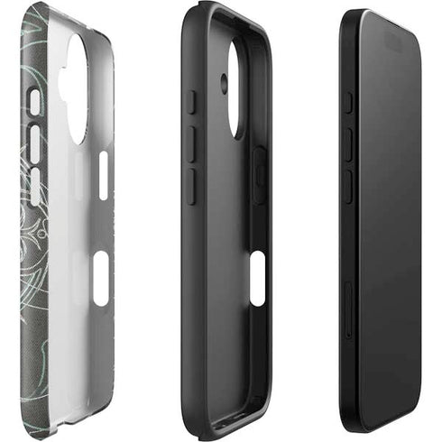 Grey Serenity iPhone 16 Plus Impact Case