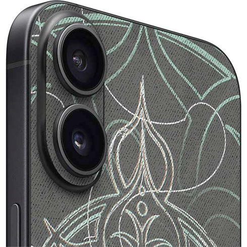 Grey Serenity iPhone 16 Plus Skin
