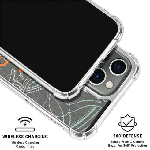 Grey Serenity iPhone 16 Pro Clear Case
