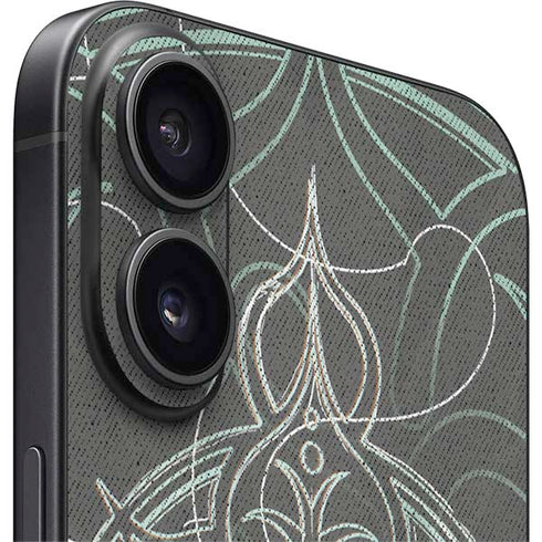 Grey Serenity iPhone 16 Skin