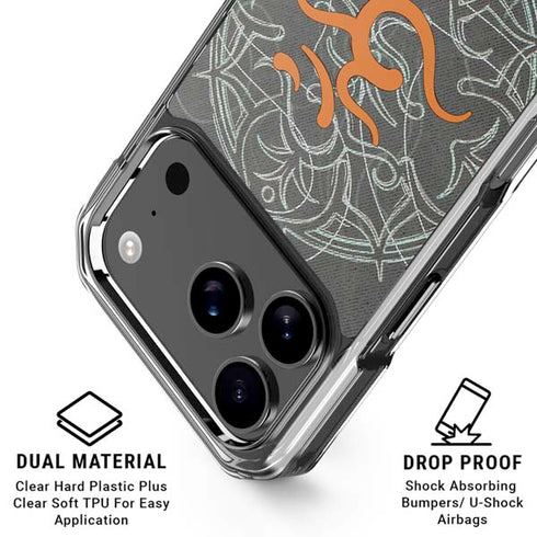 Grey Serenity iPhone 18 Pro Clear Case