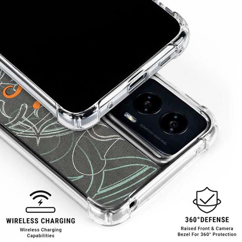 Grey Serenity Moto G Power 5G (2024) Clear Case
