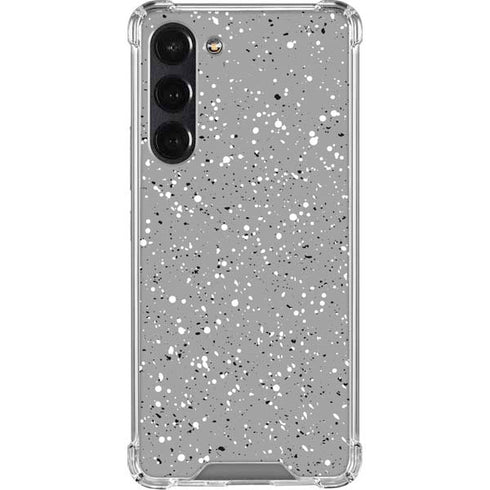 Grey Speckle Galaxy S24 FE Clear Case
