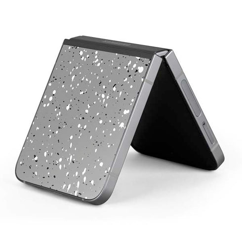 Grey Speckle Galaxy Z Flip6 Skin