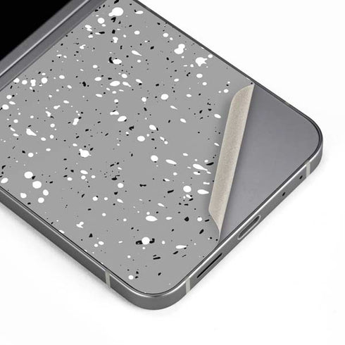 Grey Speckle Galaxy Z Flip6 Skin