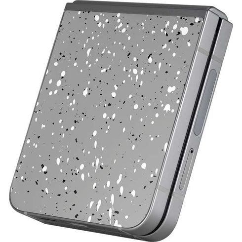 Grey Speckle Galaxy Z Flip6 Skin