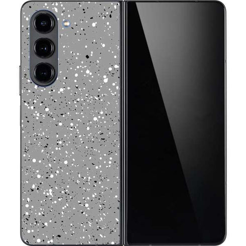 Grey Speckle Galaxy Z Fold5 5G Skin