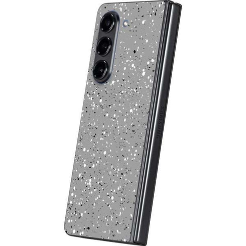 Grey Speckle Galaxy Z Fold5 5G Skin