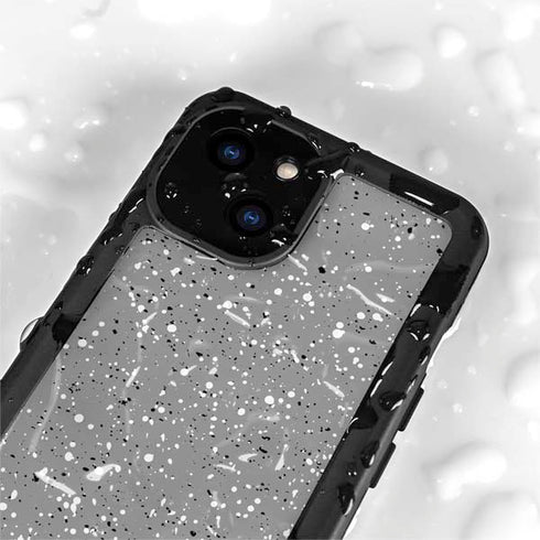 Grey Speckle iPhone 15 Plus Waterproof Case