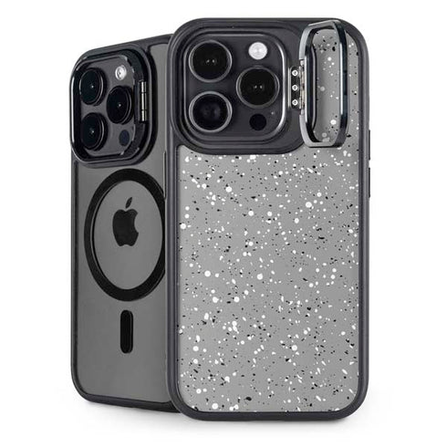 Grey Speckle iPhone 15 Pro Kickstand Case